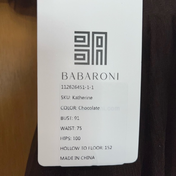 Chocolate Brown Formal Dress (NWT) - Picture 4 of 5